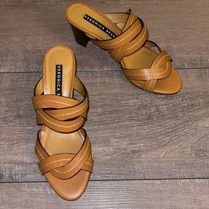Veronica Beard Marah Vachetta Sandals 8